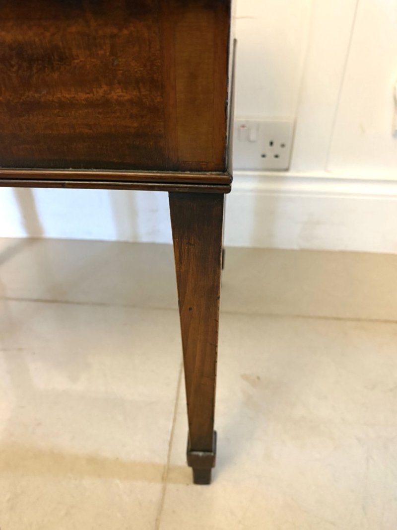 Antique Edwardian Inlaid Folding Game/Lamp Table Featuring “The Royal and Pleasant Game of Goose”